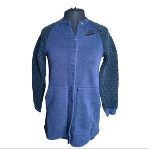 NIKE Blue Rally Varsity Jacket